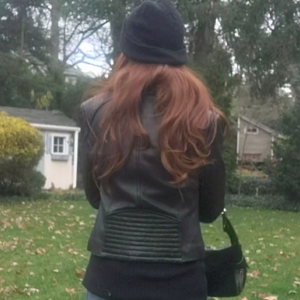 BCBGeneration Black Leather Moto Jacket- Medium - Picture 10 of 15